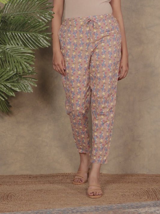 Soft Cotton Floral Pant