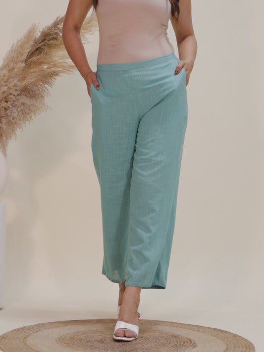 Khadi Cotton Solid Pant