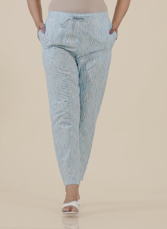 Soft Cotton Chevron Pant