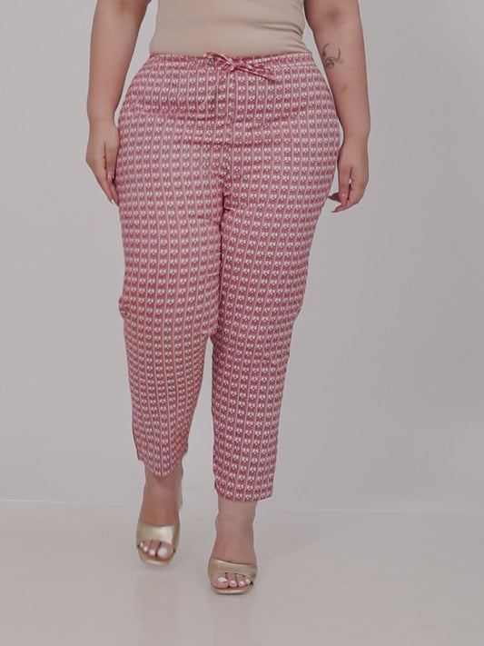 Soft Cotton Striped Pant