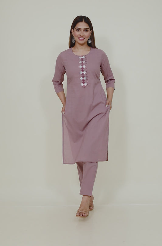 Soft Cotton Solid Kurta