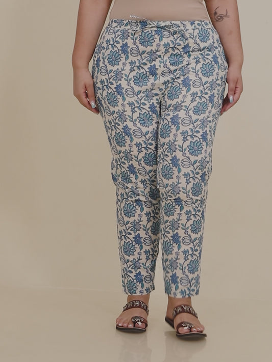 Soft Cotton Floral Pant