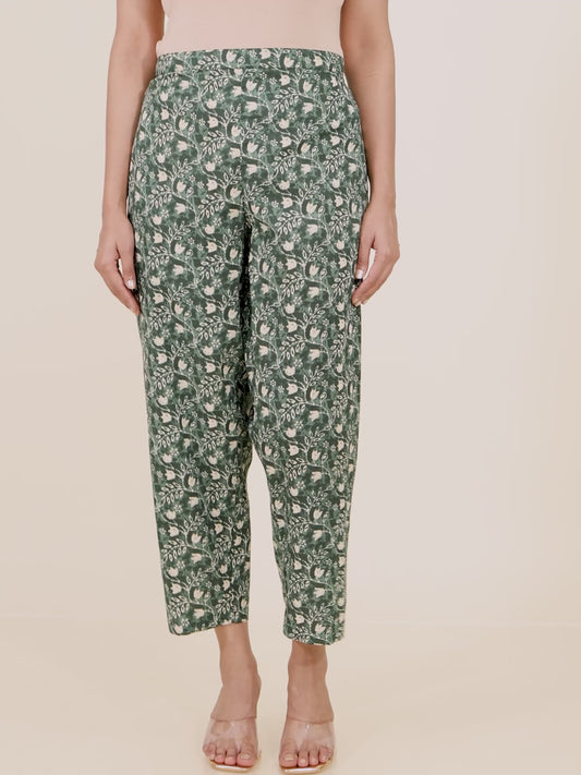 Soft Cotton Floral Pant