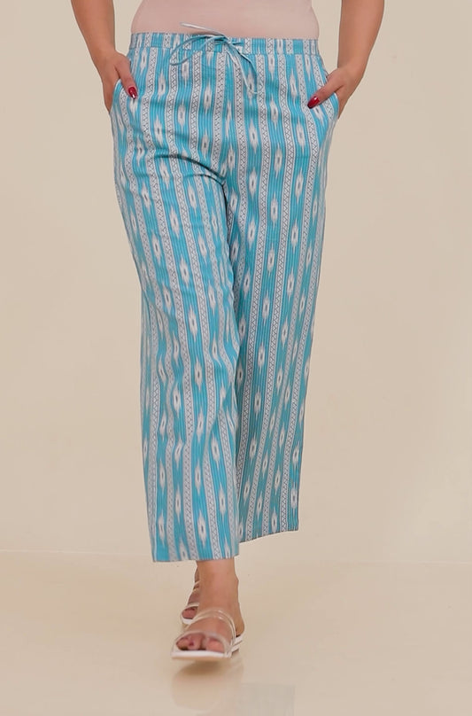 Kantha Cotton Striped Pant