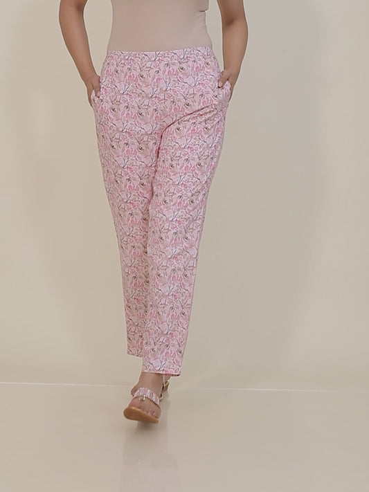 Soft Cotton Floral Pant