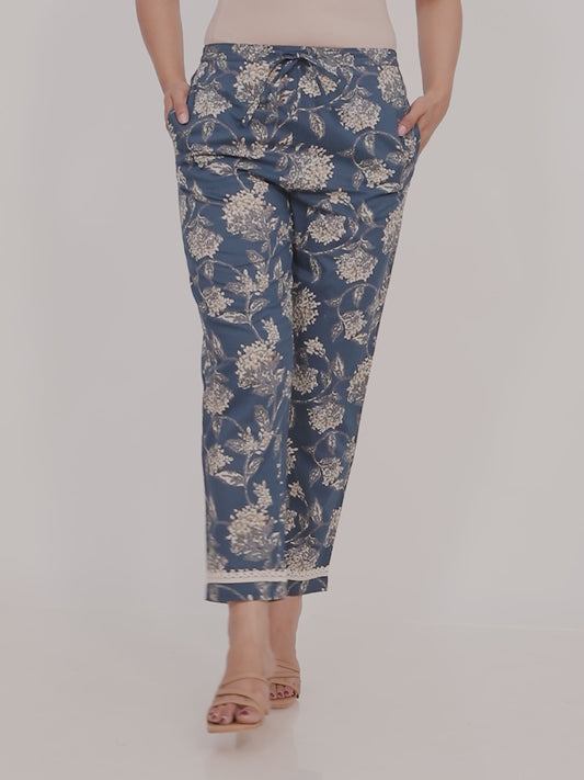 Soft Cotton Floral Pant