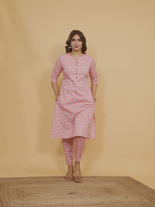 Soft Cotton Ikat Kurta