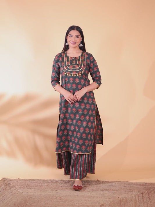 Soft Cotton Ajrakh Kurta