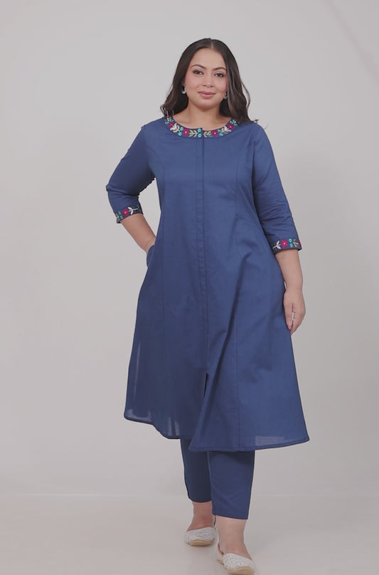 Soft Cotton Solid Kurta