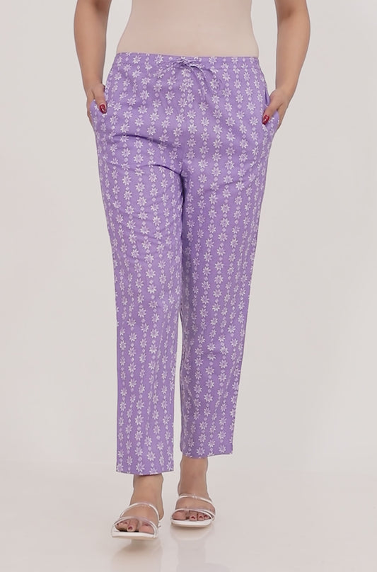 Soft Cotton Floral Pant