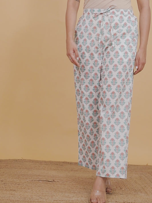 Soft Cotton Floral Pant