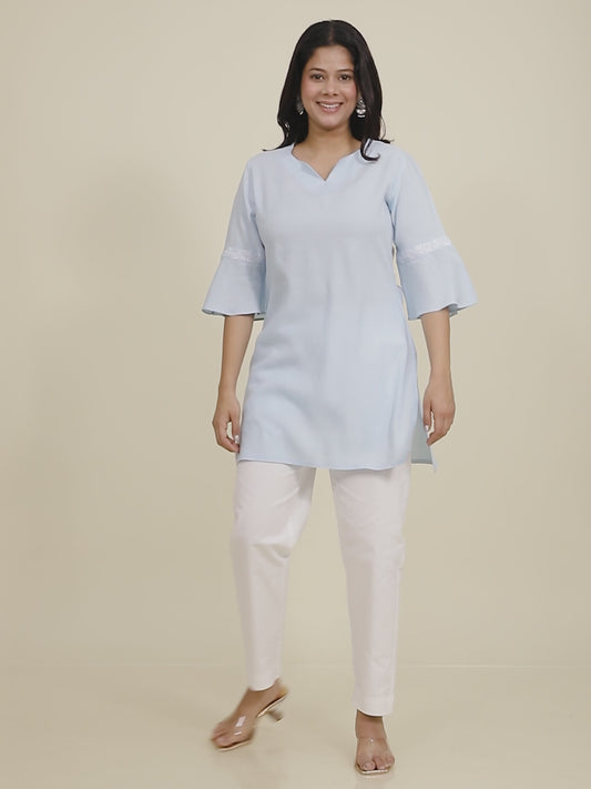 Rayon Solid Kurti