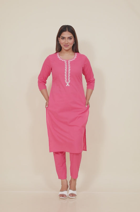 Soft Cotton Solid Kurta