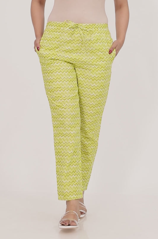 Soft Cotton Chevron Pant