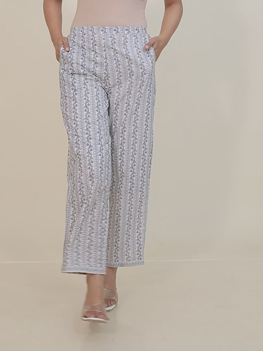 Soft Cotton Striped Pant