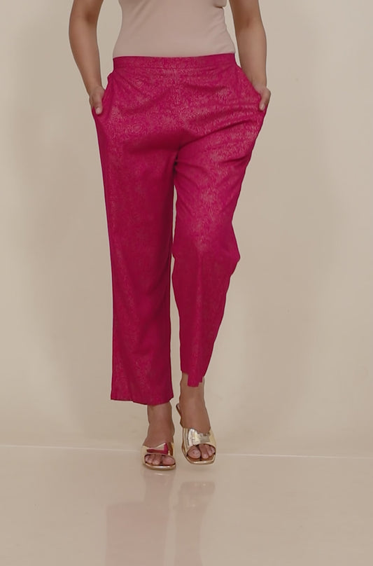 Rayon Gold foil Pant