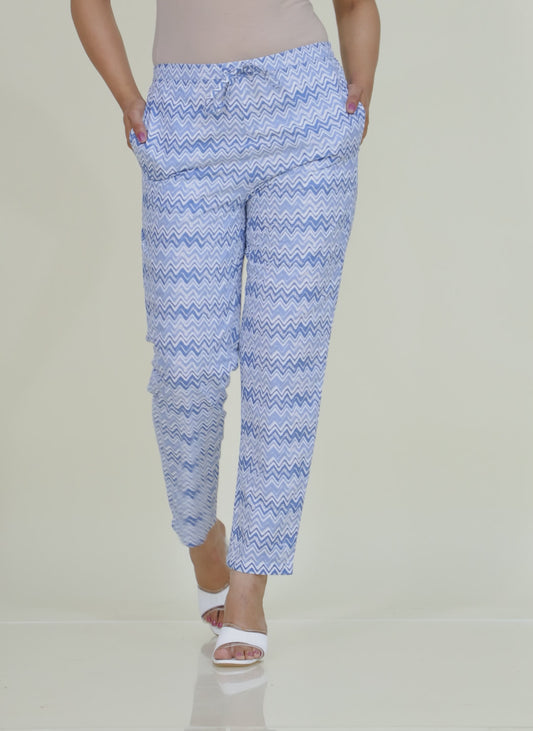 Soft Cotton Chevron Pant