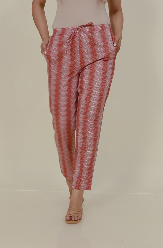 Soft Cotton Chevron Pant