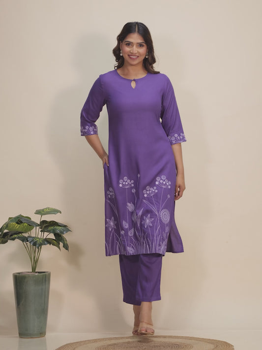 Rayon Solid Kurta