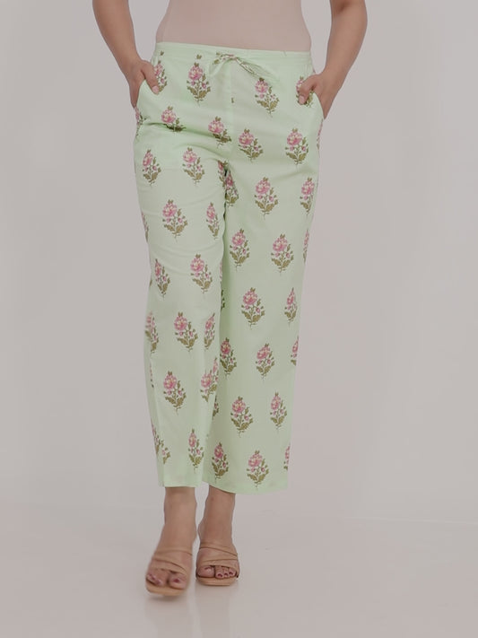 Soft Cotton Floral Pant