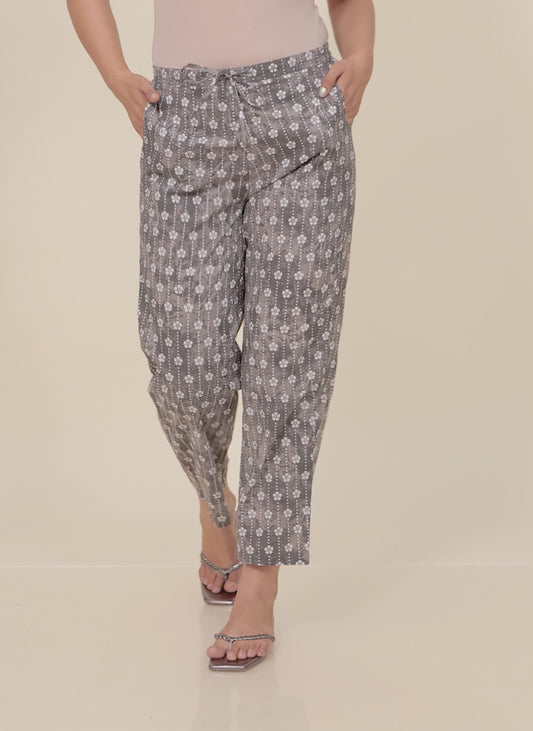 Soft Cotton Floral Pant