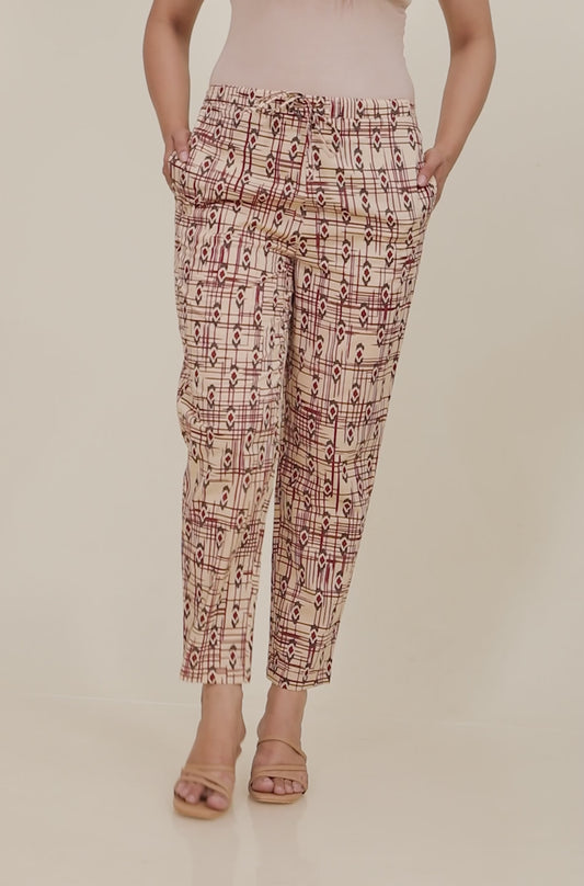 Soft Cotton Ikat Pant