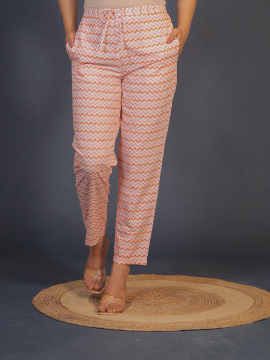 Soft Cotton Chevron Pant