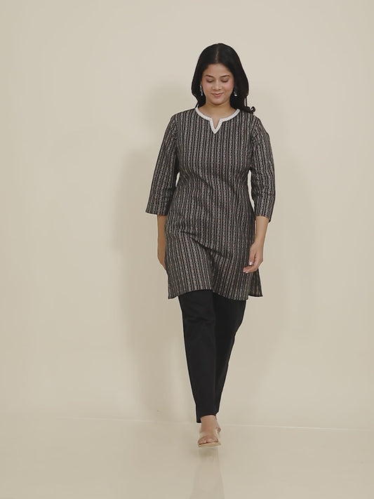 Soft Cotton Striped Kurti