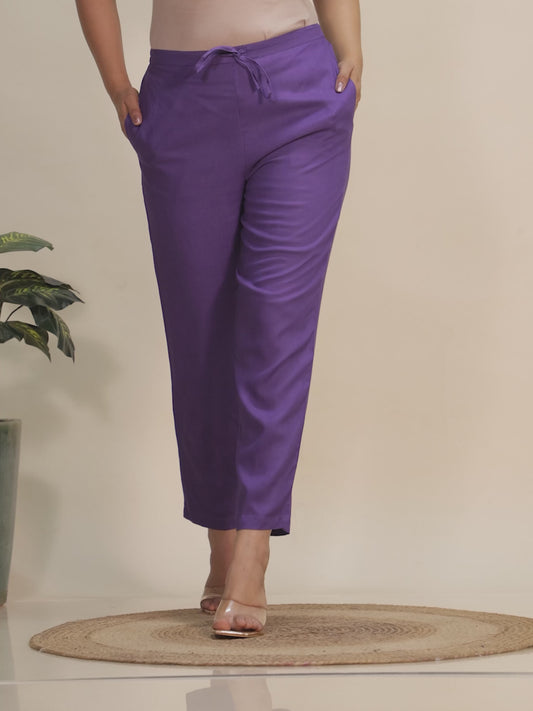 Rayon Solid Pant