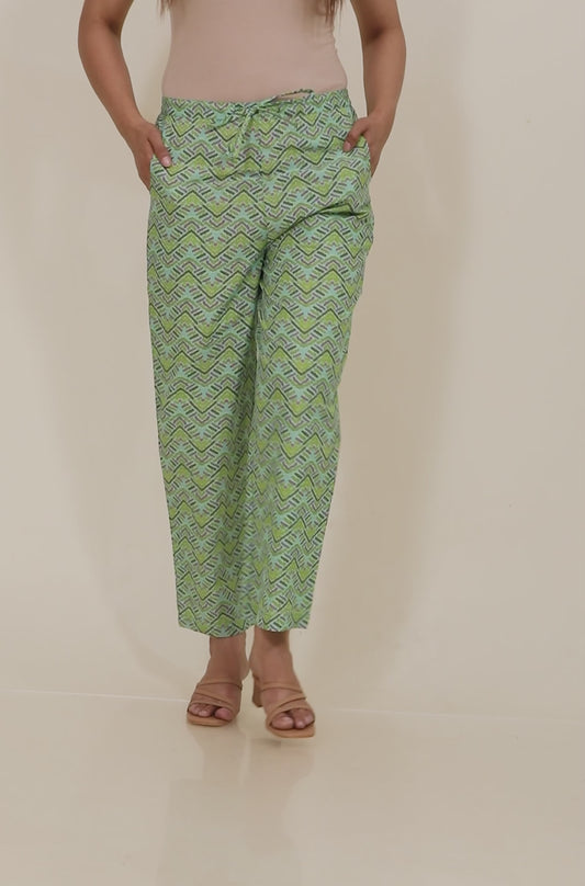 Soft Cotton Chevron Pant