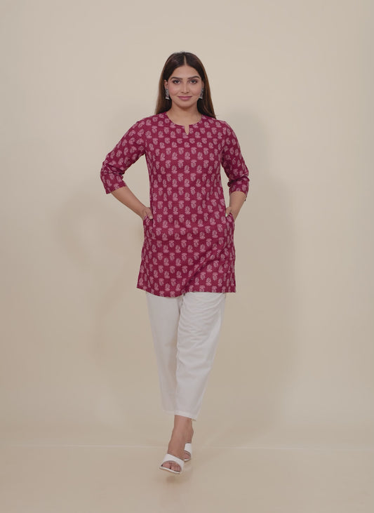 Soft Cotton Butti Kurti