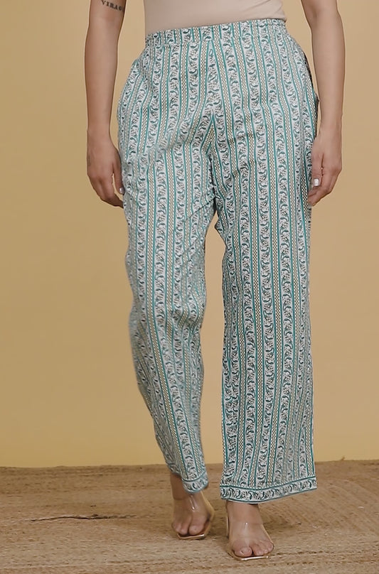 Soft Cotton Striped Pant