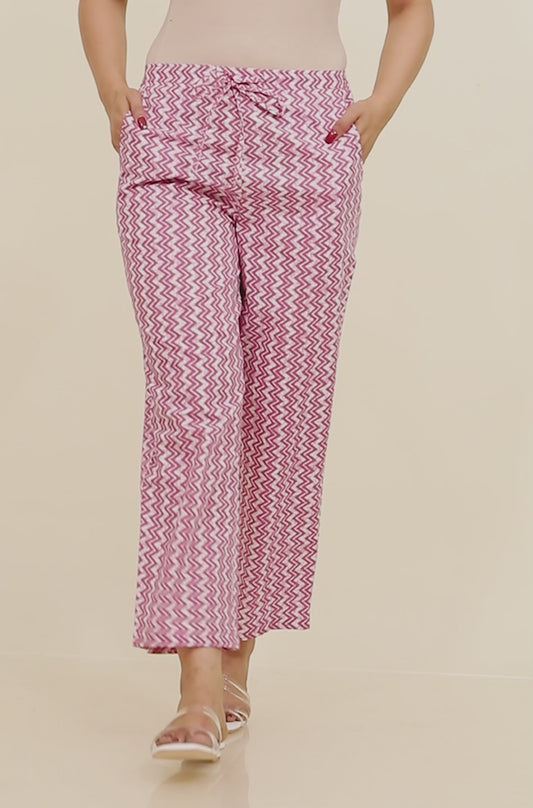 Soft Cotton Chevron Pant