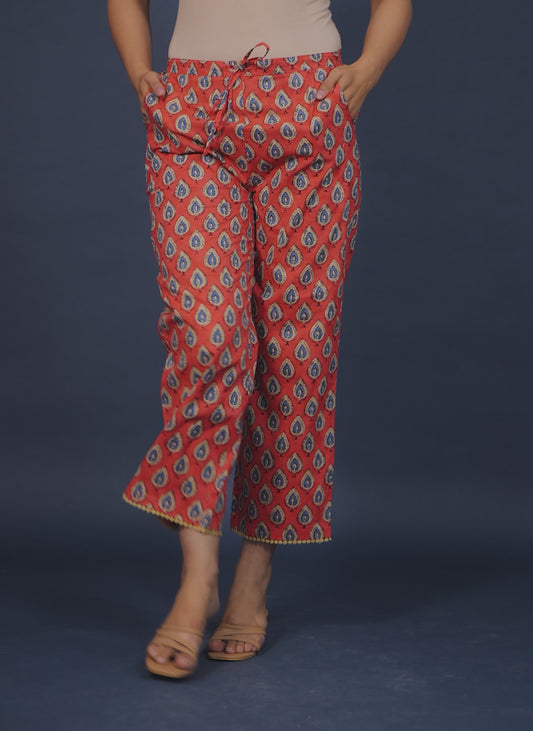 Soft Cotton Floral Pant