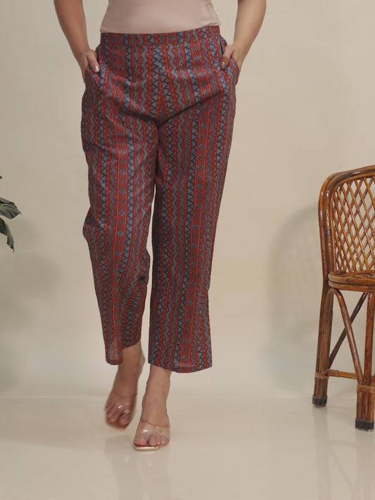 Soft Cotton Chevron Pant