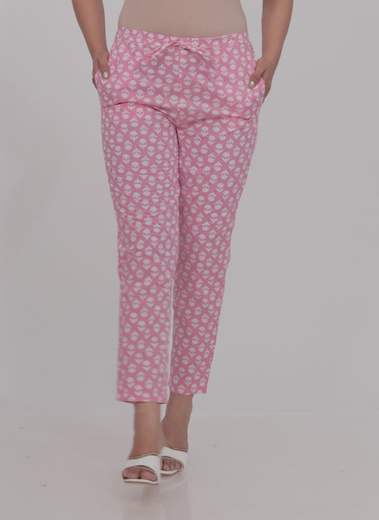 Soft Cotton Floral Pant