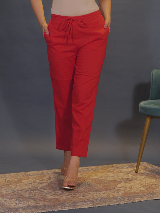 Khadi Cotton Solid Pant