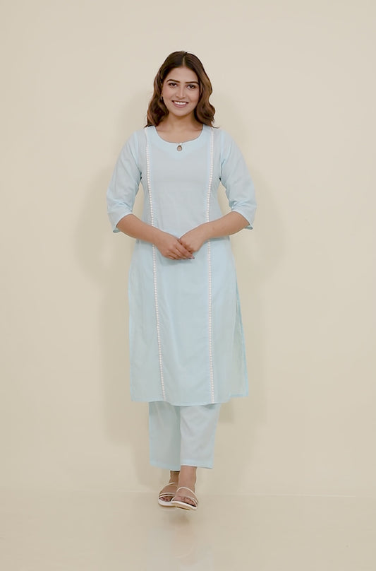 Soft Cotton Solid Kurta