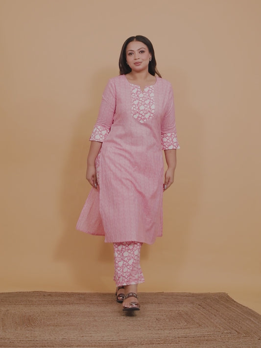 Soft Cotton Striped Kurta