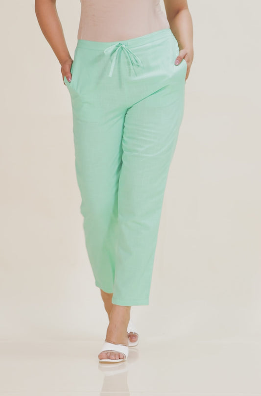 Khadi Cotton Solid Pant