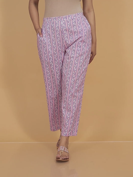 Soft Cotton Stripes pink