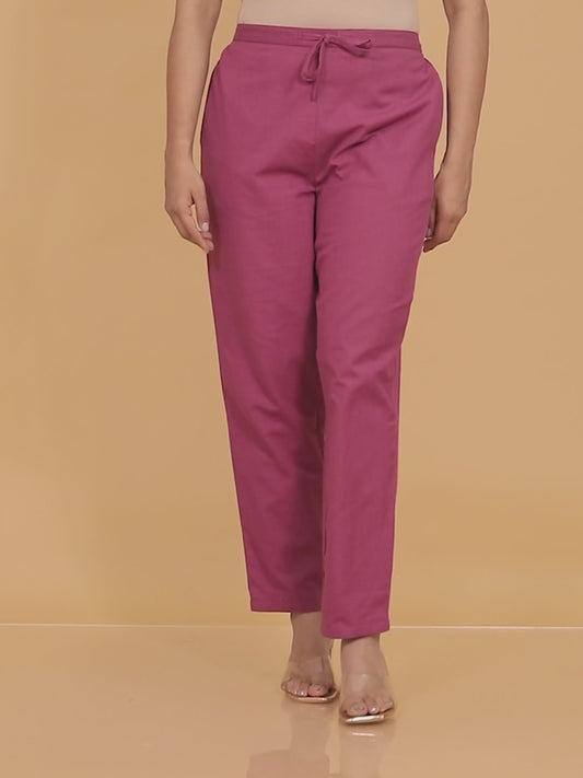 Linen Cotton Solid Pant