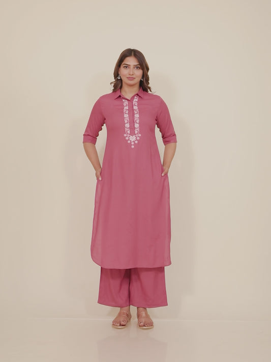 Rayon Solid Kurta