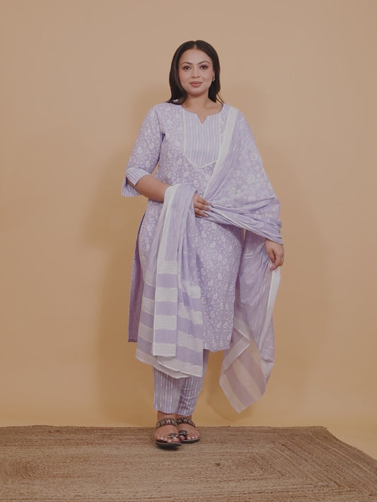 Soft Cotton Paisley Kurta