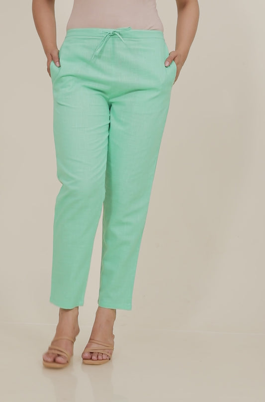 Khadi Cotton Solid Pant