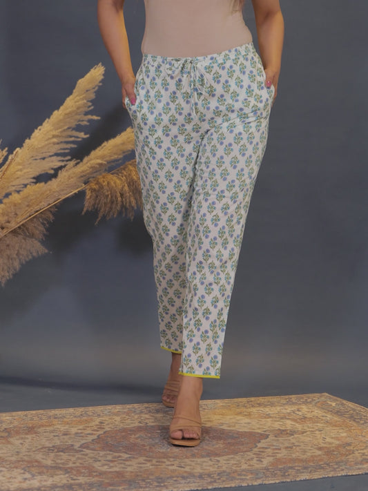 Soft Cotton Floral Pant