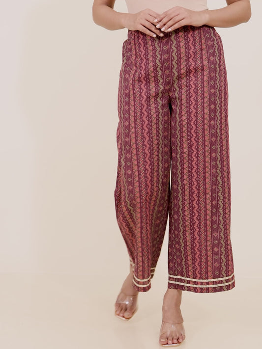 Soft Cotton Tribal Palazzo