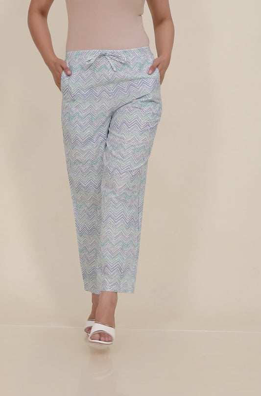 Soft Cotton Cheveron Pant