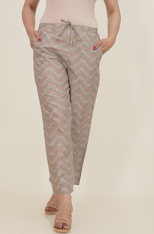 Soft Cotton Chevron Pant