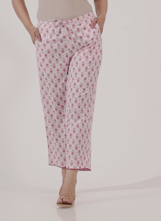 Soft Cotton Floral Pant